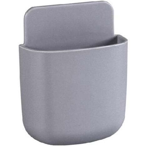 Boîte de Rangement Climatiseur TV Télécommande de Stockage Support à conteneur Mural Organisateur Mounted(gris) GROOFOO (1/5)