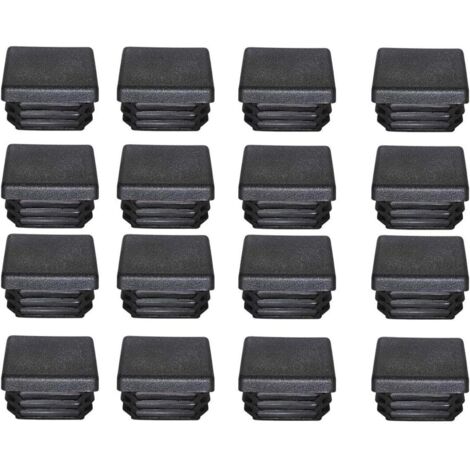 Galozzoit – Bouchons plastiques carrés 40x40mm – 16 pièces – Embouts de protection pour pieds de meubles – Résistants aux chocs et à l'humidité (1/7)