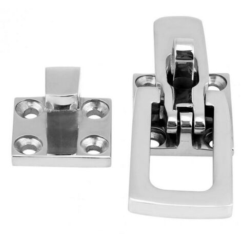 Quincaillerie LOCK Fixer Bateau Casier de loquet Pincette 70mm Acier inoxydable Marine Anti-hochet Casier de loquet de loquet LangRay (1/5)