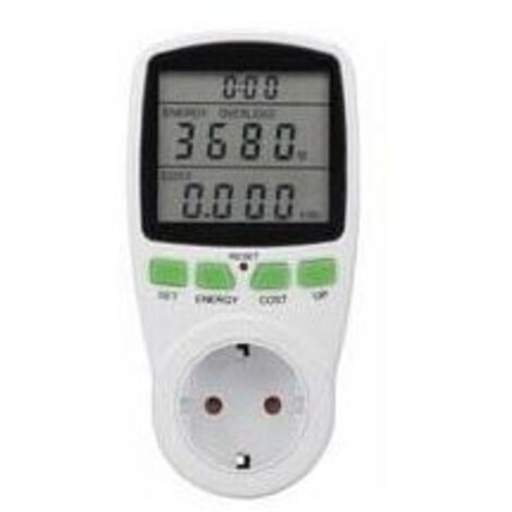 YIDOMDE Compteur d'énergie électrique Wattmètre Lcd Analyseur de prise d'énergie Prise UE (1/5)