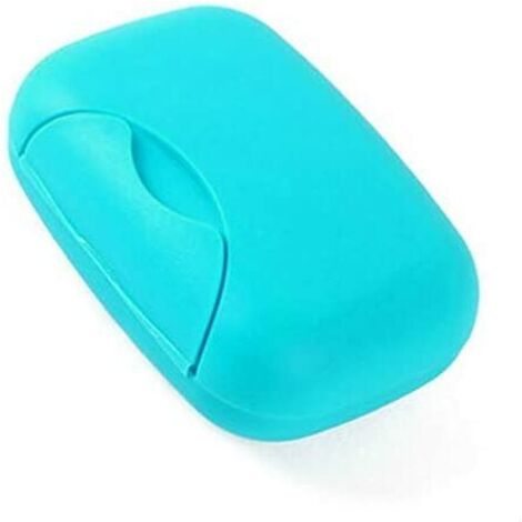 YIDOMDE Porte-savon de voyage durable avec douche, idéal pour les cadeaux, les voyages, le camping et le stockage, bleu (1/5)