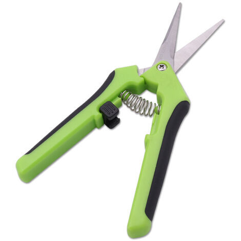 GROOFOO Ciseaux de Jardin, Ciseaux de Vigne Ergonomiques avec Lame en Acier Inoxydable pour Branches, Fleurs, Roses, Fruits, Plantes, Bonsaïs, Facile à Utiliser (1/5)