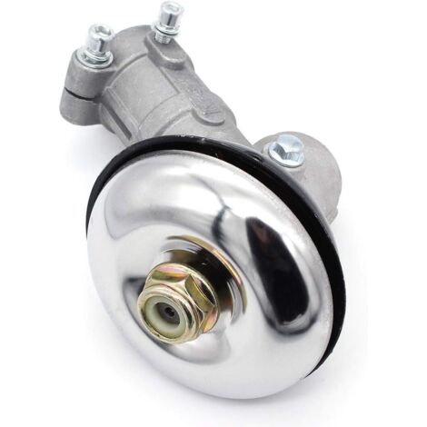 Renvoi d'angle Debroussailleuse 26mm, Tête d'engrenage Debroussailleuse Universelle Boîte de Vitesse de Tondeuse à Gazon pour Coupe Herbe/Tronconneuse (26mm, Rond de 7 Dents)