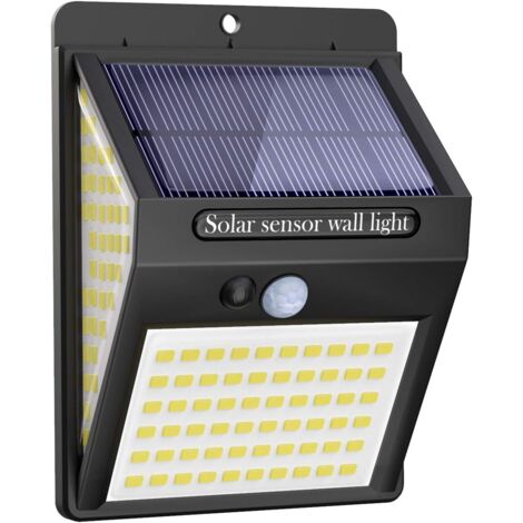 GROOFOO 3 Éclairage Modes 140 LED Solar Sécurité Extérieur Lumières (1/5)