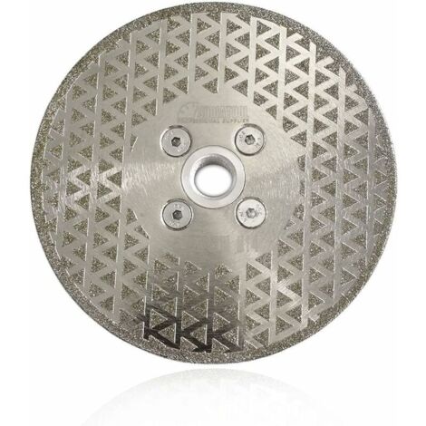 YIDOMDE Disque Diamant 125mm Lame de Scie électroplaqué Double Face pour Coupe et Meulage Pierre Granit Marbre Tuile (1/5)