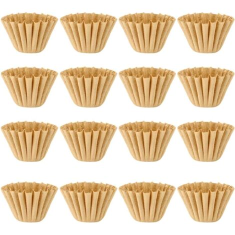 Lot de 100 Filtres à Café en Papier Compatible avec les Cafetières Contessa et Aurora de marque Bartscher (1/4)