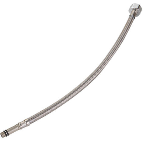 GROOFOO Raccords de ligne d'alimentation pour robinet en acier inoxydable 304 Tressés de ligne d'approvisionnement de tuyau flexible de rechange pour robinet (80CM) (1/4)