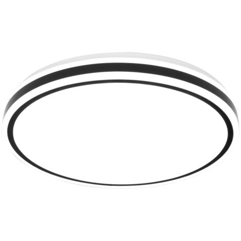 YIDOMDE Luz de techo moderna LED 18W LED para cocina Dormitorio Balcón Pasillo Baño, 30 cm Luz blanca de alto brillo (1/5)