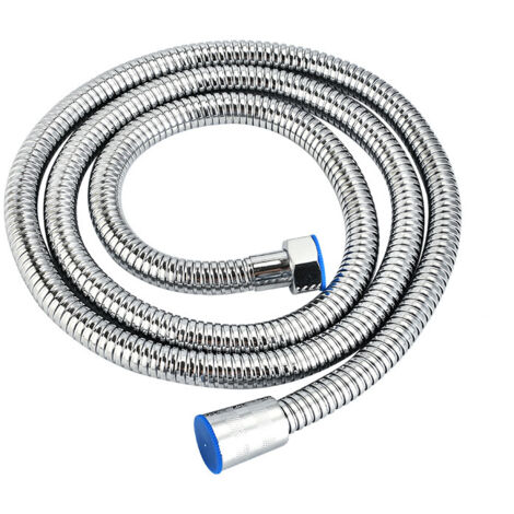 GROOFOO Tuyau de douche d'acier inoxydable, Tuyau de douche à main de galvanoplastie (Long 1.5 Meters) (1/4)