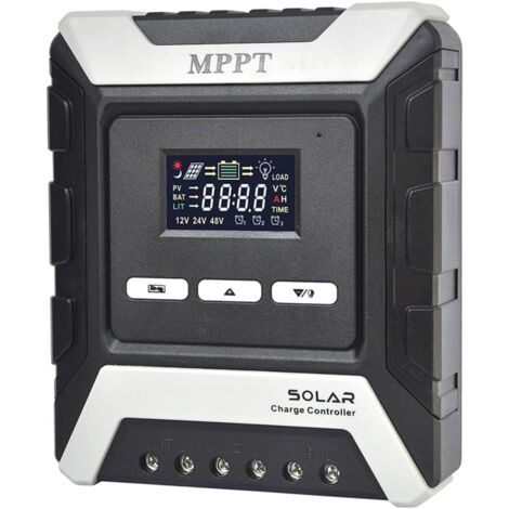 AIDUCHO  Contrôleur De Charge Solaire Mppt 12v 24v 48v, Régulateur De Panneau Solaire Pour Usage Domestique, Industriel Et Commercial(20a) (1/3)