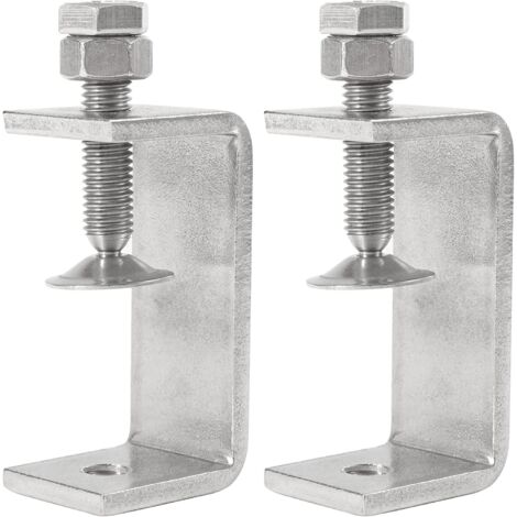 AIDUCHO Lot De 2 Pinces En C Robustes En Acier Inoxydable 304 - 65 Mm De Large - Pince Tigre Pour Le Travail Du Bois (1/3)