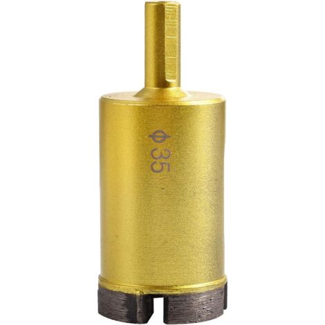 AIDUCHO 35mm Diamant Scie Trépan, Foret À Creuser Creux De Marbre De Céramique, Porcelaine, Porcelaine, Tuile, Marbre, Granit (Diamètre De 35mm) (1/5)