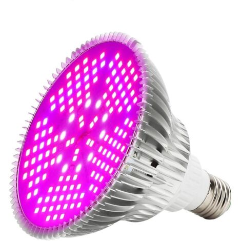 AIDUCHO Ampoule Led De Croissance À Spectre Complet 100w Led Lumière De Croissance 150 Led Lampe Pour Plante E27 Plante D'intérieur Élèvent Des Fleurs De Lampe Croissant Ampoules De Lumières Pour Serr (1/5)
