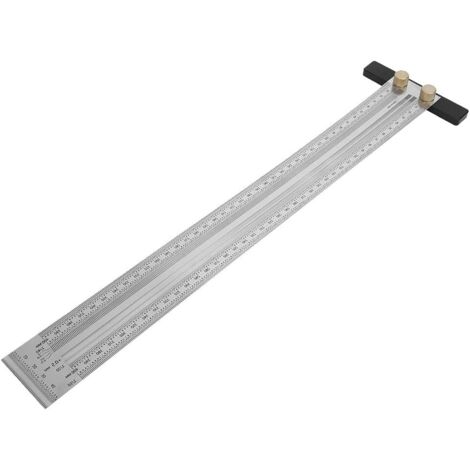 AIDUCHO Règle de marquage en T de type T - Outil de marquage pour menuiserie (règle de traçage de 400 mm) (1/5)