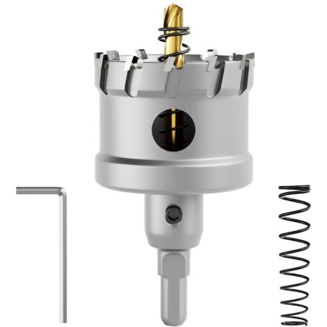 AIDUCHO Scie Cloche Bimétallique En Carbure T.C.T Robuste De Qualité Industrielle Coupe Trou En Acier Inoxydable (55mm) (1/5)