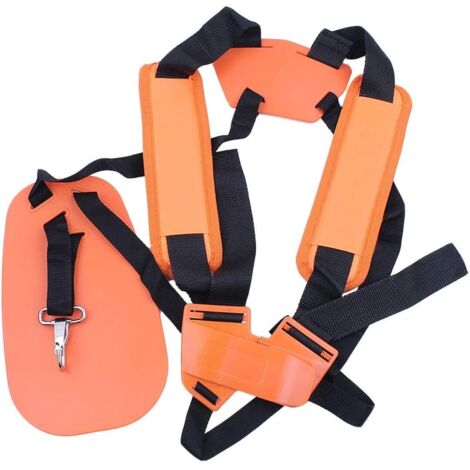 AIDUCHO Harnais Universel À Double Épaule Réglable Ceinture Rembourrée Pour Coupe-Broussailles, Tondeuses, Tondeuses, Jardinage, Jardinage, Élécateur De Puissance En Nylon - Orange (1/5)