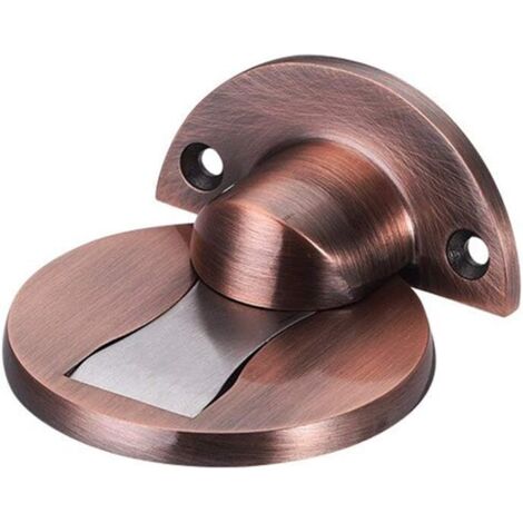 Butée De Porte Magnétique En Acier Inoxydable 304, Support De Porte De Bureau De Restaurant D'hôtel À La Maison Door Stop-Laiton Rouge