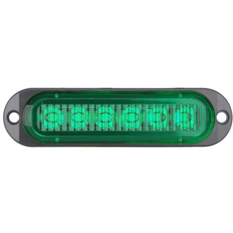 AIDUCHO 2 Pièces-Van Vert 6led Lentille Feux Latéraux 12-24v Feux De Position De Yacht (1/3)