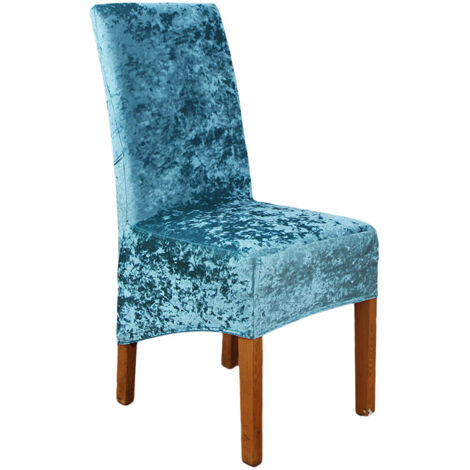 AIDUCHO Housse De Chaise 1 Pièces Couverture De Chaise Extensible Amovible Lavable Moderne Dossier Haut Housses De Chaises Pour Salle À Manger Hôtel Mariage Décor (Vert Malachite) (1/5)