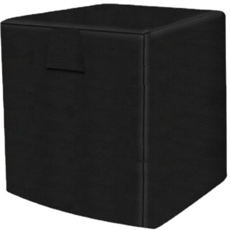 AIDUCHO Housse De Protection Pour Climatiseur Outdoor, Imperméable Et Crème Solaire, Protège Le Climatiseur À L'extérieur Contre Les Dommages Des Éléments Naturels (86 X 86 X 76 Cm) (Noir) (1/3)