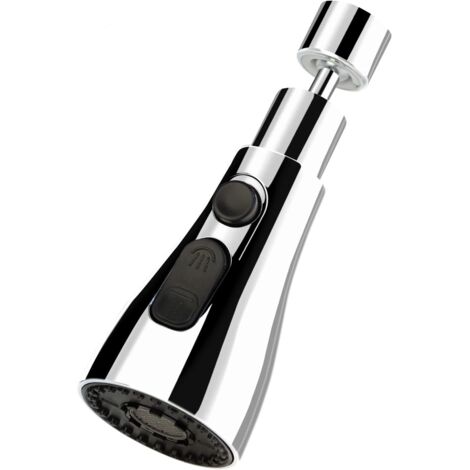 AIDUCHO Aérateur De Robinet, 360° Pivotant Mousseur Robinet Cuisine, 3 Modes Filtre Économiseur D'eau, M22 M24 Economiseur D'eau Pour Robinet, Adaptateur Exterieur Robinet Pour Cuisine Salle De Bain (1/5)