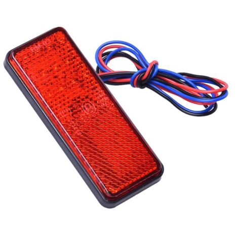 AIDUCHO 2 Pièces-Rouge Pour Réflecteur De Camion Réflecteur De Moto Feux Arrière Led (1/5)