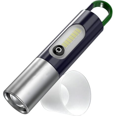 AIDUCHO Lampe De Poche Led Extensible 1000 Lumens Zoomable, Lampe Torche Led Ultra Puissante, 4 Modes Lampe De Poche Zoomable Pour, Antichoc Anti-Dérapant Pour Camping Randonnée Urgence (1/5)