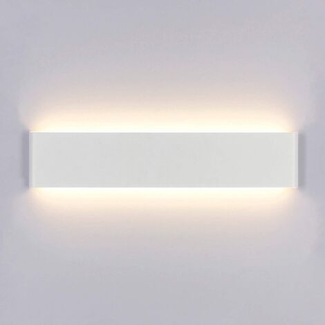 AIDUCHO Applique Murale Interieur Led 14w 3000k Lampe Murale Blanc Chaud Acrylique Moderne Ac 220v Pour Chambre Salon Escalier Couloir 40cm