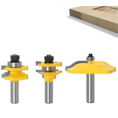 Fraise À Rainurer, Ogee Rail & Ogee Raised Panel [ 8 Mm ], Fraise À Bois Pour Outils De Menuiserie (1/5)