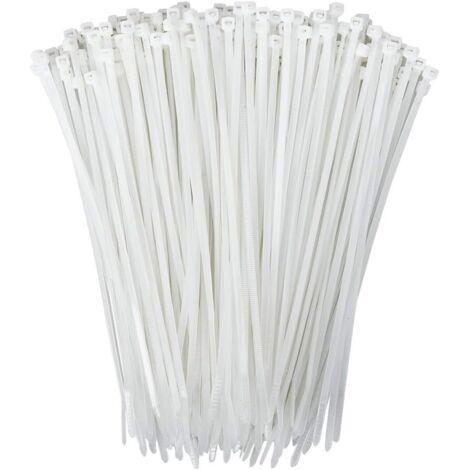 AIDUCHO 200 Paquets De 25cm D'attaches Zippées En Nylon Écologique, Résistantes À La Traction Et Autobloquantes, Pour La Maison, Le Bureau, Le Jardin, Le Garage, L'atelier (Medium, 200pcs) (1/5)