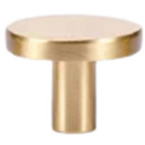 AIDUCHO 8pcs Bouton De Meubles Poignee Meuble Laiton Bouton Tiroir Poignée Boutons De Tirage Rond Boutons De Porte Avec Vis De 25mm, 25x20mm (1/4)