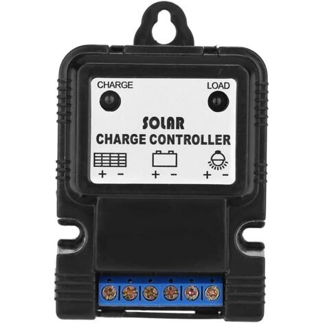 AIDUCHO Contrôleur Solaire Portable, Pwm 6v/12v 3a Régulateur De Contrôleur De Chargeur De Panneau Solaire Portable Avec Indicateur À Led Pour La Protection Du Système Solaire (1/5)