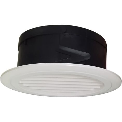AIDUCHO Air De Grille De Ventilation Avec Moustiquaire Air Sortie D'aération En Plastique (125mm) (1/4)