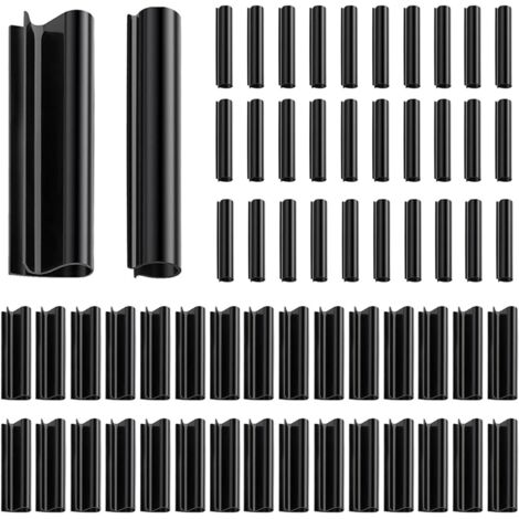 Lot De 60 Clips Pour Couverture De Piscine Hors Sol  2 Formes De Clips 11,9 Cm  Clips De Protection Contre Le Vent  Noir Clip De Fixation Pour Couverture De Piscine Avec Garde-Corps En Métal (1/5)