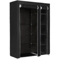 Songmics – Penderie pliable en tissu non-tissé 110 x 45 x 175 cm – Housse respirante – Cadre métallique antirouille – SKU LSF007