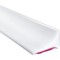 AIDUCHO 2m Blanc Barriere Douche Et Système De Rétention Silicone,Anti Débordement Seuil De Douche Barrage D'eau En Caoutchouc Autocollante,Joint Porte Etanche Pour Sol De Salle De Bain