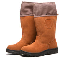 YIDOMDE Botte de Sécurité, Homme/Femme Chantier Chaussure Homme Cuir Boots Sécurité Confortable Durable pour Travail Résistant à l'eau, Protection des Orteils en Acier (EU 41)