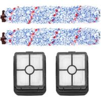Brosse Multi-Facettes Et Filtre D'aspirateur Pour Crosswave Bissell Aspirateur, Filtre De Remplacement Et Rouleau De Brosse De Nettoyage Compatible Bissell 1866/1868/1926/1785 Serie