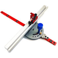 Jauge À Onglets 400 Mm Règle Universelle De Jauge D'onglet De Scie À Table, Jauge D'onglet De Routeur En Aluminium Miter Gauge Réglable, Guide À Onglet Pour Scie À Ruban Raboteuse Sciage Du Bois