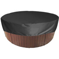 Couverture De Piscine Ronde Piscine Bâche Solaire Pour Piscine,Housse De Protection Spas Imerméable Résistant Aux Uv, 190t Pour Extérieur Spa Baignoire,215x70cm