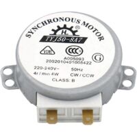 Moteur Tyj50-8a7 220-240v Ac 4r / Min Cw/Ccw 50hz Pour Table De Tour De Four À Micro-Ondes Vde Listé
