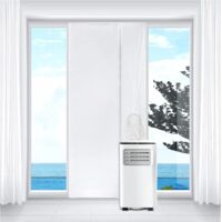 Aiducho – Joint de porte pour climatiseur mobile 210x90 cm – Tissu Oxford 210T – Installation facile – Compatible avec tous les climatiseurs mobiles