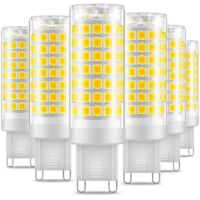 Ampoule Led G9, No Flicker 5w Led Lampes Blanc Froid 6000k, 530lm, Économie D'énergie Equivalente 48w Halogène Lumière, 360 Degrés Angle, Ac220-240v - Pack De 6