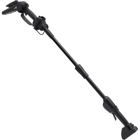 Cordless Pole Saw Long Reach Chainsaw, Pole Tree Pruner, Telescopic Chainsaw Tree Trimming Tool Garden Pruner Battery Powered Saw for High Branches, 550W