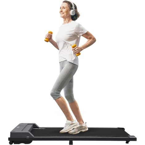 Walking Pad Treadmill with Remote Control and LED Display - Adjustable Speeds, Under Desk Electric Treadmill for Home/Office Fitness (1/5)