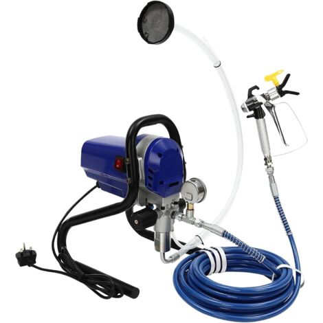 Airless Wall Paint Sprayer, 750W Pro Electric Stand Paint Sprayer, Adjustable Pressure, for Indoor and Outdoor Wall Spraying, Finishing Spraying, Heavy Anti-Corrosion Projects