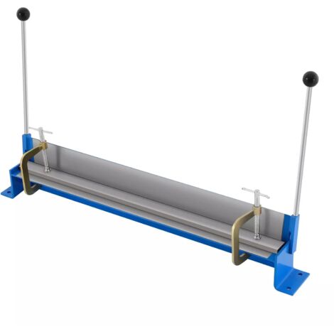 Sheet Metal Bender 760mm Manual Pipe Folder Metal Sheet Metal Bending Folding Machine Bender Tool 0-90°Manual Sheet Metal Bending Machine Suitable for 1.2mm Thickness Steel Sheet