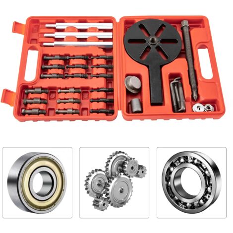 18x Bearing Disassembly Puller Inner Hole Puller Removal Tool Bearing Puller Set (1/5)