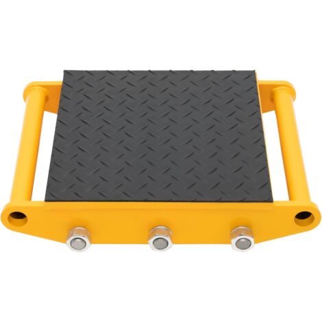 15T Heavy Duty Industrial Machinery Mover Dolly Skate Rotating 9 Roller Trolley Machine Moving Cargo for distributing transporting large heavy items for domestic industrial commercial applications