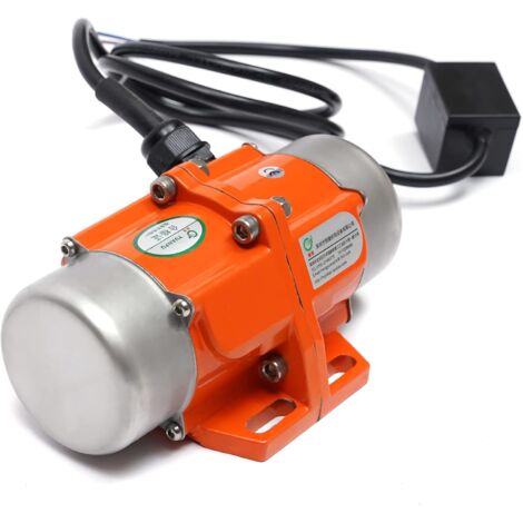 Vibrator Motor 1 Phase Vibration Motor 60W Concrete Vibrator Vibration Motor Aluminum Alloy Case Electric Asynchronous Vibrating Vibrators for Shaker Table